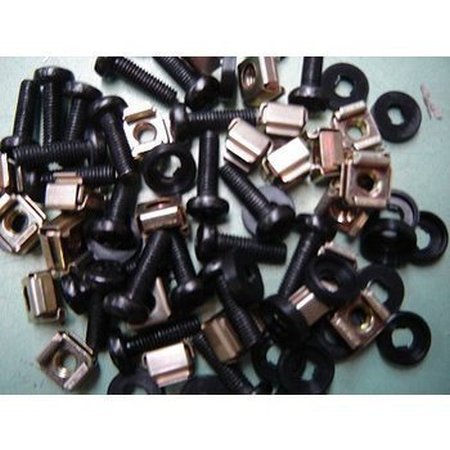 50 Rackmount Nuts bolts washers